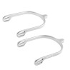 Aluminium medium sporen Jin Stirrup - Glanzend aluminium