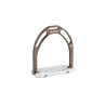 Etriers Anatomic Jin Stirrup aluminium - Marron aluminium
