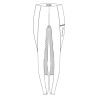 Legging d'équitation Easy Rider Livia performance FullGrip femme - Blanc