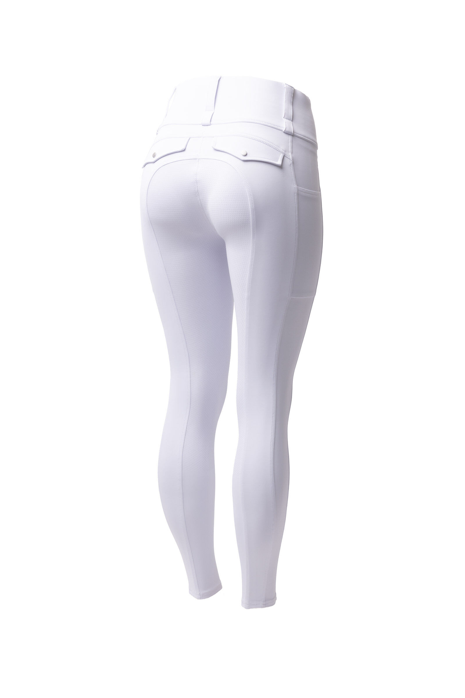 Legging Hybrid Horze Anya femme fullgrip Blanc brillant Legging Hybrid Horze Anya femme fullgrip Blanc brillant
