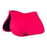 Tapis de selle obstacle en coton collection basique Equestro - Fuchsia