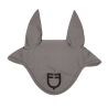 Bonnet anti-mouches en tissu technique avec logo Equestro - Gris / noir