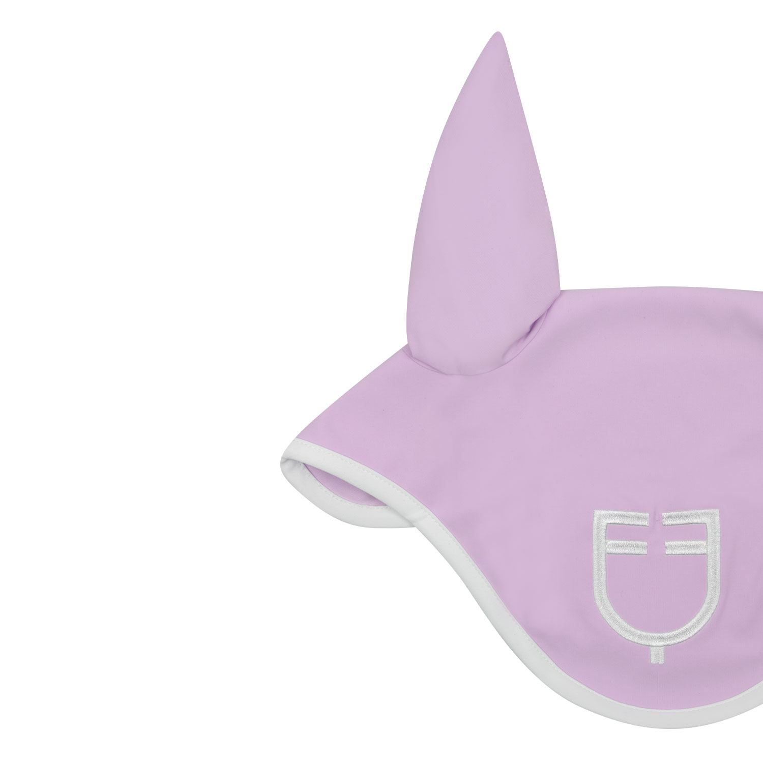 Vliegenmasker in technische stof White Line Edition Equestro Orchidee Roze