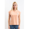 T-shirt Harcour Tchaka dames - Abrikoos
