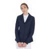 Veste de concours femme en tissu technique stretch Equestro - Marine blazer