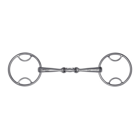 Mors 4 en 1 Stübben 2481 Easy Control effet de mors droit acier inox canon 14 mm