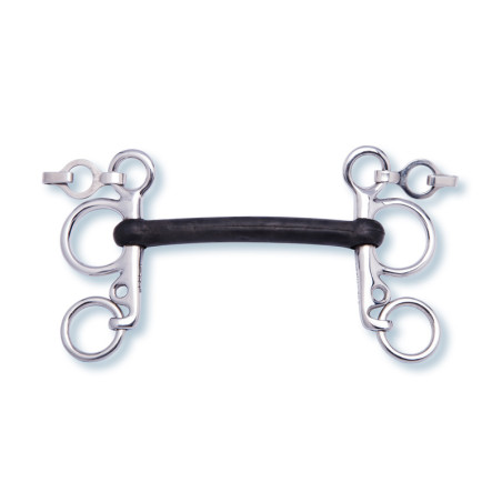 Mors Pelham Stübben 2243 caoutchouté inflexible canon 16 mm