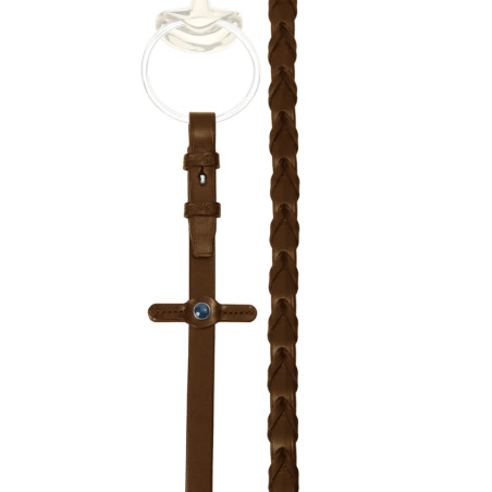 Hunter-teugels Stübben gevlochten leer
