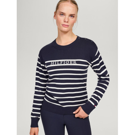 Pull marinière Tommy Hilfiger Equestrian Fairflied femme