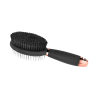 Brosse Waldhausen double crin bouchon poignée en gel - Noir / or rosé