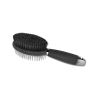 Brosse Waldhausen double crin bouchon poignée en gel - Noir