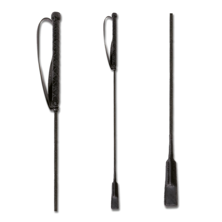 Cravache d’obstacle Waldhausen claquette étroite en cuir