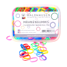 Élastiques Waldhausen extra larges à natter multicolore boîte - Multicouleur
