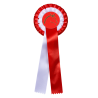 Flot Waldhausen remise de prix double rosette - Rouge