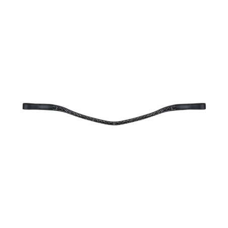Zwart glamée frontriem X-Line Waldhausen