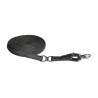Lange leidsel Waldhausen met stopper en draaibaar oog - Zwart