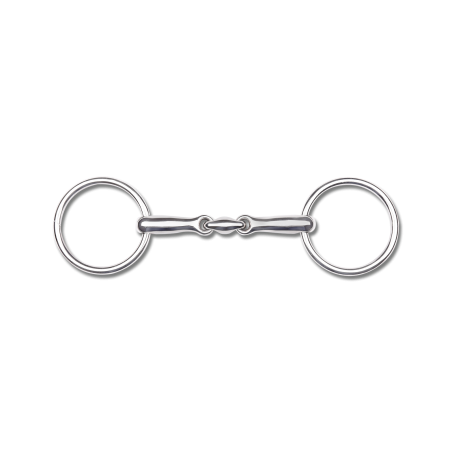 Mors de filet Waldhausen poney double brisure