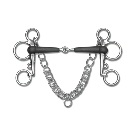 Pelham caoutchouc Waldhausen simple brisure