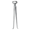 Waldhausen roestvrijstalen hoefmes pincet - Grijs