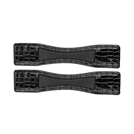 Protection d'éperons Waldhausen cuir verni la paire