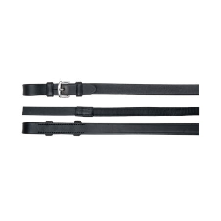 Waldhausen rubberen leren teugels zonder stopjes