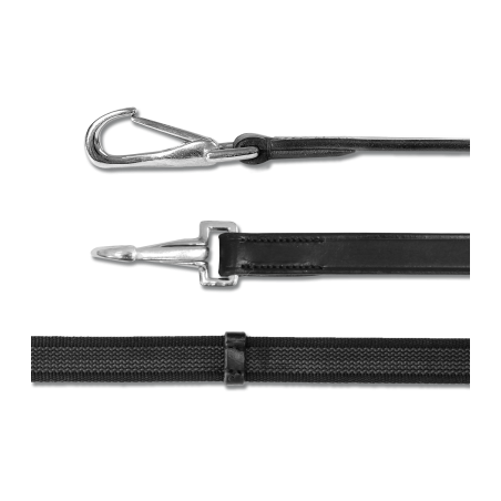 Rênes Waldhausen antidérapantes mousqueton