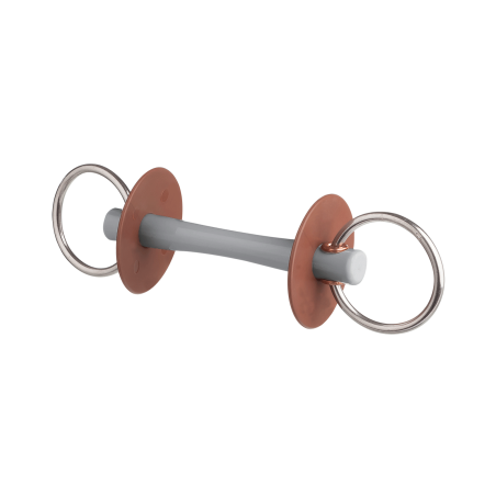 Mors de filet Beris canon Comfort anneau 6 cm