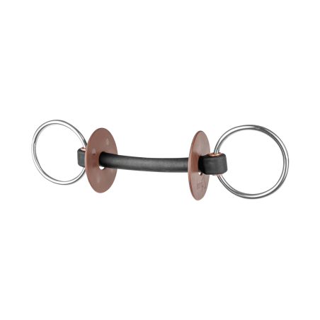 Mors à anneau Beris Pure anneau 7,5 cm extra soft