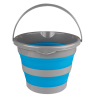 Opvouwbare emmer Waldhausen 10 L - Hemelsblauw