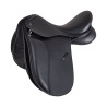 Waldhausen dressuurzadel Comfort pony leer - Zwart