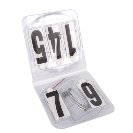 Set de numéro ovales Waldhausen avec élastiques