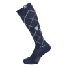 ELT Argyle paardrijsokken - Diepblauw / steenblauw