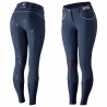 Pantalon d'équitation Nordic Performance Horze à grip silicone - Bleu foncé peacoat