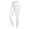 Pantalon d'équitation ELT Maja Glam Curved taille haute - Blanc