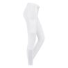 Pantalon d'équitation ELT Micro grip genoux - Blanc
