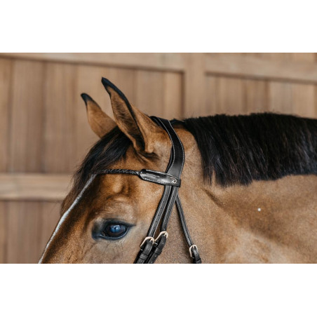 Ronde gevlochten frontriem Dy'on D collectie