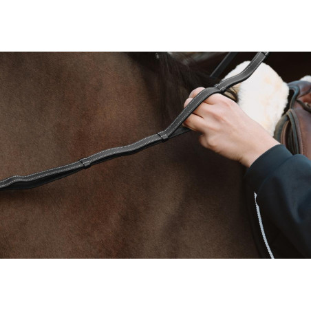 Lederen teugels met Working-handgrepen van Dy'on