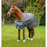 Couverture Horseware Amigo Hero Ripstop Turnout doublée polaire 50g 600D - Gris shadow / haze / marine