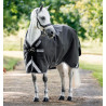 Couverture Horseware Rambo 1680D Turnout 0g - Noir / orage / gris argent