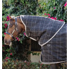 Stalhalsdeel Horseware Rhino 200g - Zwart / wit-grijze ruiten
