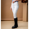Broek Horseware AA Aria middelhoge taille full seat - Wit