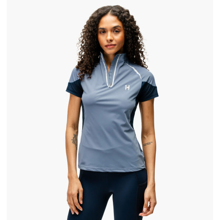 Polo 1/4 zip Horseware Stamina manches courtes