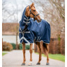 Horseware Amigo 1200D Geïntegreerde Turnout 50g Deken - Marine / titaangrijs / zilver