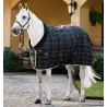 Horseware Rhino staldeken 100g - Zwart / wit-grijze ruiten