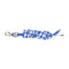 Gevlochten nylon longe Finn-Tack Pro - Blauw / wit