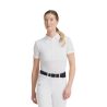 Polo Aeromesh manches courtes Horse Pilot femme - Blanc