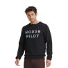 Sweat-shirt Horse Pilot Team homme - Noir