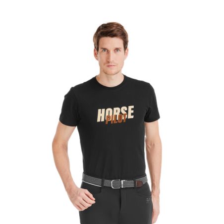 T-shirt Horse Pilot Team heren