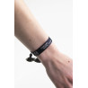 Boxy Harcour armband - Marine / linnen