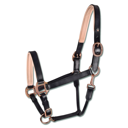 Roze leren halster Waldhausen X-Line